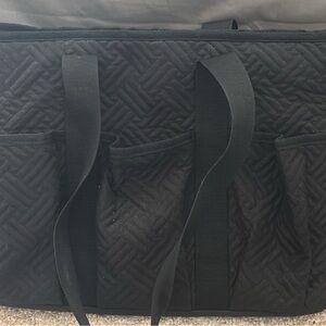 Amazon Black Quilted Organizer Bag